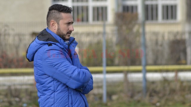 Dragoș Bon privește încrezător partida de la CS Vișina Nouă (foto: Alexandru Vîrtosu)