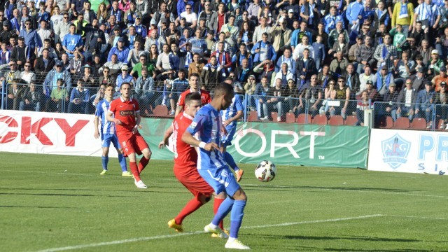 Nuno Rocha a fost el mai periculos jucător al Craiovei în meciul cu Dinamo (foto: Alexandru Vîrtosu)