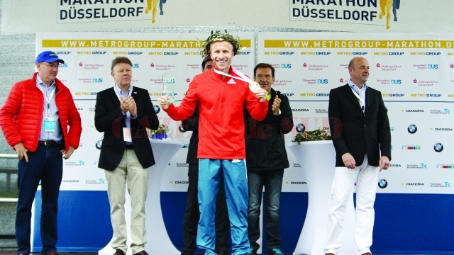 Craioveanul Marius Ionescu a câştigat maratonul de la Dusseldorf, la care participă mii de sportivi (Foto: Arhiva personală)