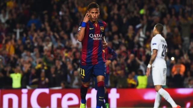 Neymar a făcut diferenţa în meciul cu PSG (foto: uefa.com)