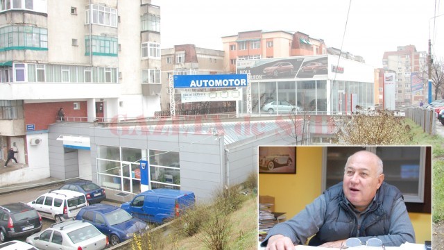 Ion Bondoc (foto medalion), proprietarul SC Automotor SRL, consideră că service-ul auto are toate autorizațiile legale (FOTO: Claudiu Tudor)