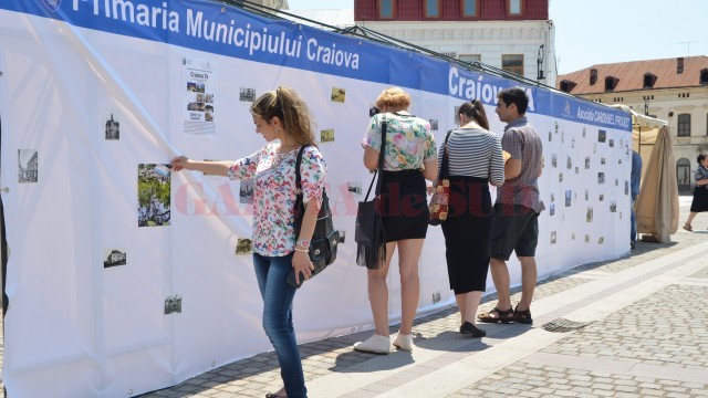 Craiovenii pot realiza cel mai mare afiș de ziua orașului lor (Foto: Lucian Anghel)