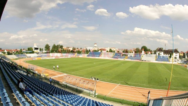 Actualul Stadion Municipal „Tudor Vladimirescu“ din Târgu Jiu