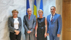 Oficialii din cadrul Prefecturii Olt s-au întâlnit cu ministrul suedez al Muncii şi cu ambasadorul Suediei în România (Foto: gazetanoua.ro) 