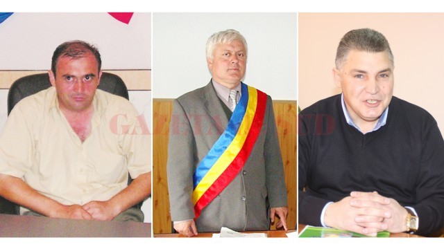 Mircea Beznă, Barbu Calotă și Gheorghe Ionele au rămas fără fotoliile de primari după ce au avut probleme penale sau cu inspectorii de integritate (Foto: Arhiva GdS)