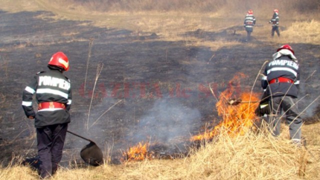 Pompierii mehedințeni vin în sprijinul fermierilor