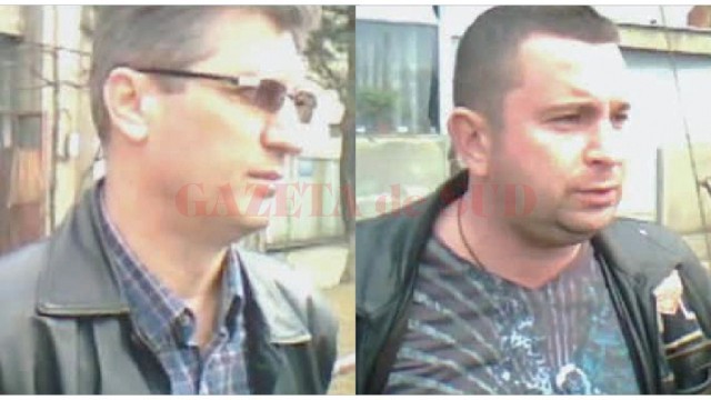 Cei doi polițiști au fost condamnați definitiv pentru comiterea infracțiunii de șantaj (Foto: DIICOT - Poliţia Română)