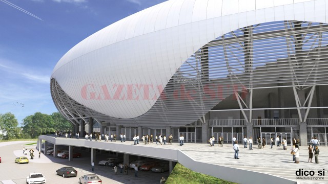Noul stadion din Bănie ar urma să fie deschis cu un concert al unei trupe de renume mondial, cu care municipalitatea  a început deja negocierile