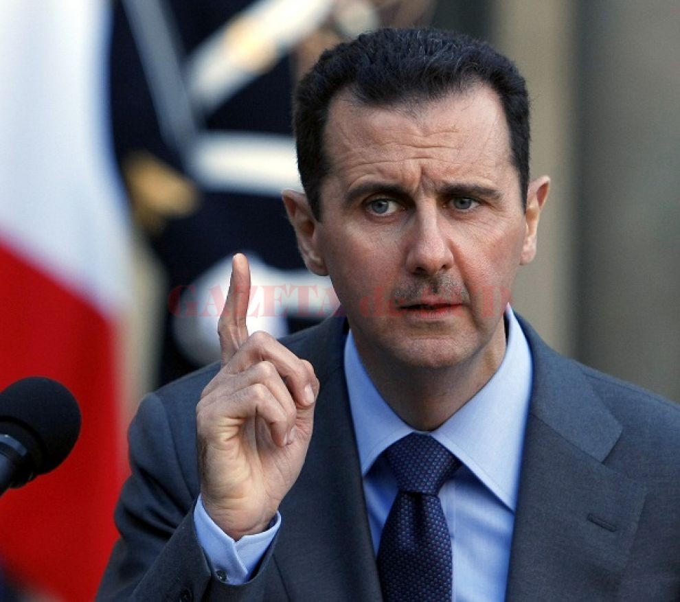 Lui Bashar al Assad i s-a făcut rău în timpul unui discurs