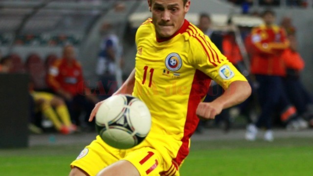 Gabi Torje a fost unul dintre cei mai periculoşi jucători ai României în meciul de la Budapesta