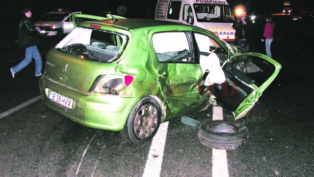 În ianuarie 2007, Peugeotul condus de Negoiță a intrat pe contrasens și a lovit în plin un autoturism care circula regulamentar (Foto: arhiva GdS)