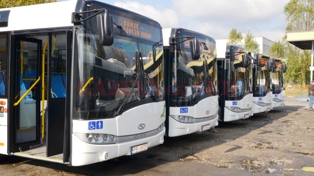 Încă șapte autobuze Solaris urmează să vină la Craiova până la sfârșitul lunii noiembrie