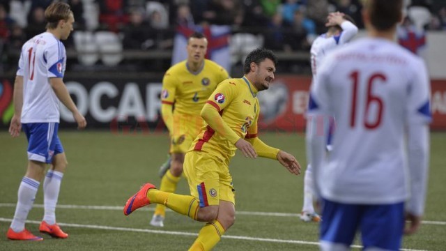 Constantin Budescu a fost omul meciului cu selecţionata Insulelor Feroe (foto: prosport.ro)