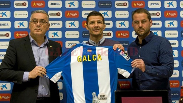 Costel Gâlcă, prezentat oficial la Espanyol Barcelona (foto: Digi Sport)