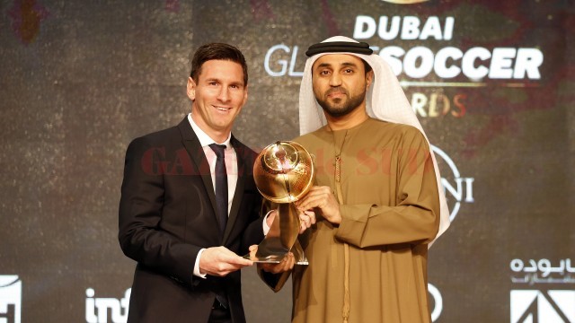 Messi Globe Soccer Awards