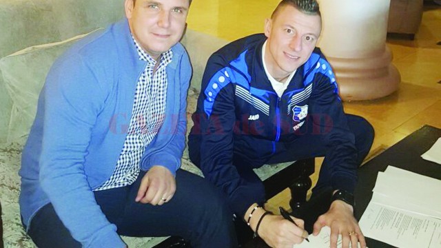 Florin Acsinte e bucuros că a semnat cu Pandurii (Foto: panduriics.ro)