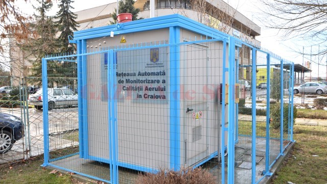 În Craiova sunt mai multe stații de monitorizare a calității aerului (Foto: Claudiu Tudor)