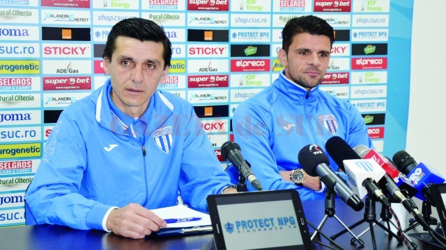 Daniel Mogoşanu şi Valentin Iliev promit un joc bun şi o victorie cu Petrolul (Foto: Alexandru Vîrtosu)