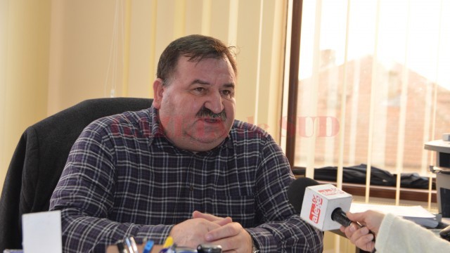 Alexandru Dicu, primarul comunei Malu Mare (Foto: Claudiu Tudor)