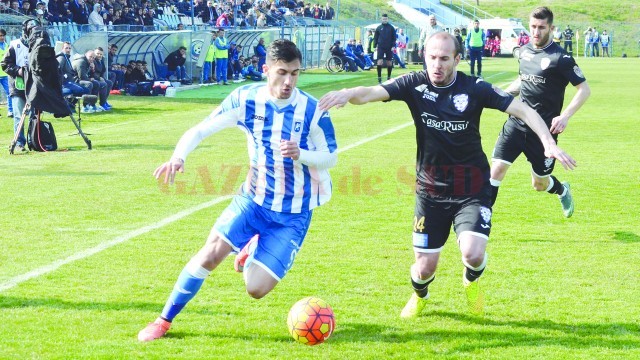 Andrei Ivan a nimerit bara cu Timişoara, dar vizează goluri în tricoul naţionalei (Foto: Alexandru Vîrtosu)