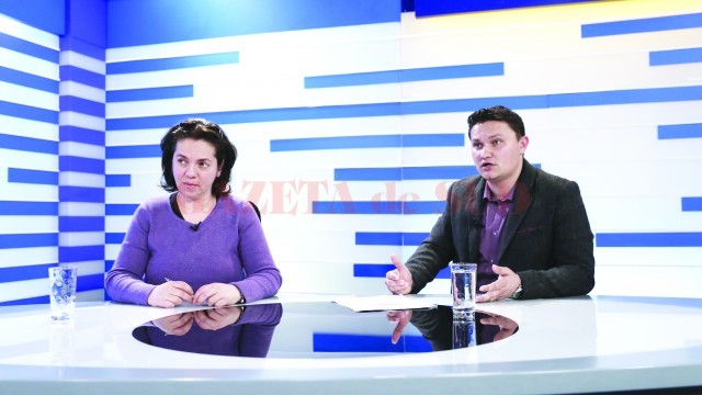 Dr. Smărăndița Cotarcea și dr. Cătălin Dudu au vorbit în cadrul emisiunii „Ora de Sănătate“ despre problemele din sistemul medical (Foto: Bogdan Grosu)