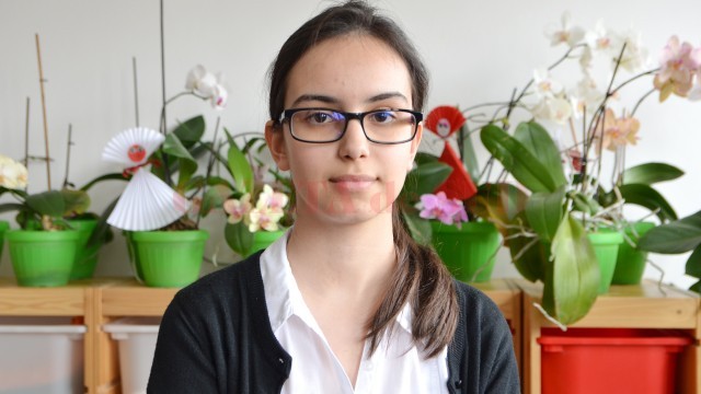 Maria Dincă, elevă în clasa a VIII-a la Școala Gimnazială „Mircea Eliade“ din Craiova, a obținut premiul I la Olimpiada națională de limba română pentru gimnaziu