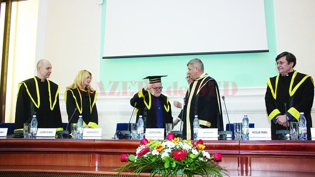 Teatrologul George Banu a primit titlul de Doctor Honoris Causa al Universității din Craiova (Foto: Lucian Anghel)