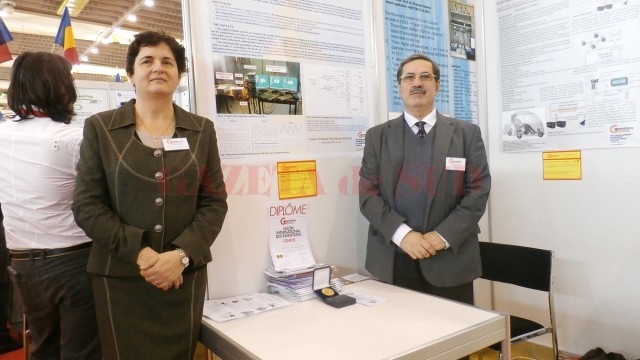 Prof. univ. dr. Ileana Diana Nicolae și prof. univ. dr. Petre Nicolae, prezenți la Salonul de Invenții de la Geneva