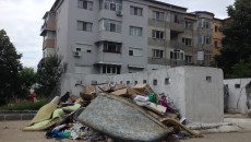 Gunoaiele au dat bătăi de cap locuitorilor din cartierul Rovine (Foto: Mirela Marinescu)