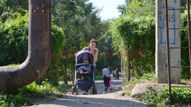 A doua cale de acces în Grădina Botanică, folosită  de mulți craioveni, va fi transformată curând  într-o cale de acces propriu-zisă, potrivit RAADPFL (Foto: Bogdan Grosu)