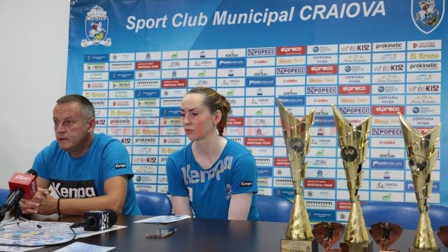 Bogdan Burcea și Mirela Pașca au vorbit despre Cupa Craiovei (foto: Lucian Anghel)