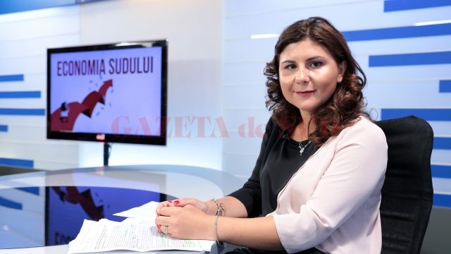 Avocatul Lavinia Toma-Tumbăr a explicat la emisiunea „Economia Sudului“ de la Alege TV cum se pot apăra debitorii  în fața unor executări silite pripite (FOTO: Bogdan Grosu)
