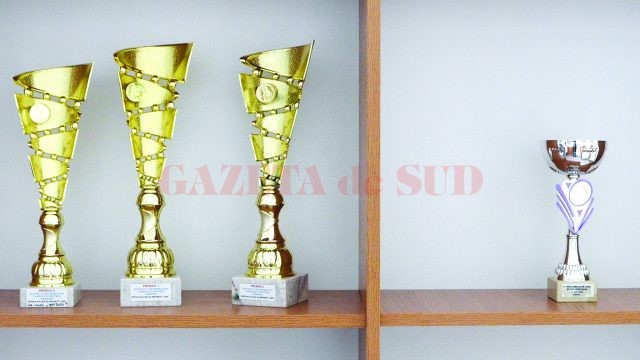 Trofee obţinute de elevii Liceului Tehnologic  „Alexandru Macedonski“ din Melineşti (Foto: Bogdan Grosu)