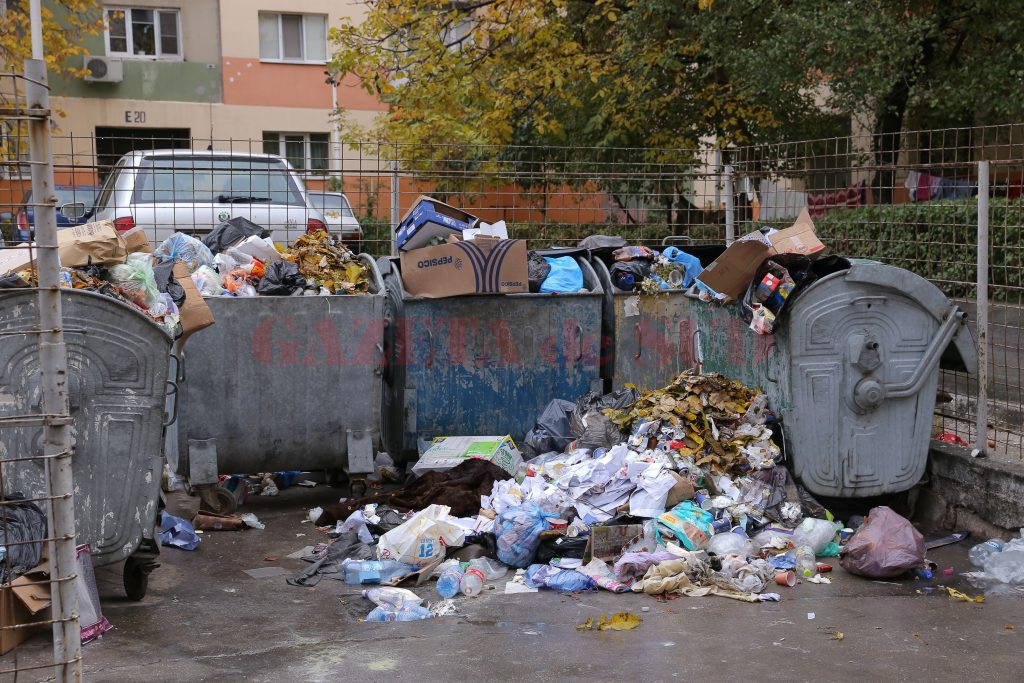 Platformă de gunoi din cartierul Rovine (Foto: Lucian Anghel)