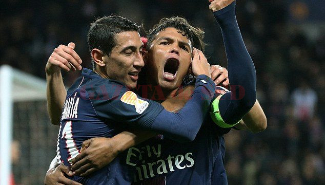 Căpitanul Thiago Silva a fructificat pasele lui Di Maria