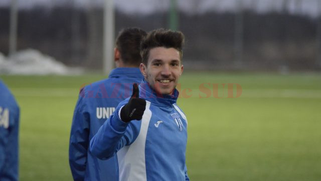 Alex Băluță își dorește foarte mult să înscrie împotriva Stelei (Foto: Alexandru Vîrtosu)
