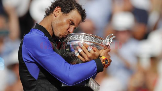 Rafael Nadal s-a impus ieri la Roland Garros, după o finală cu elvețianul Stan Wawrinka