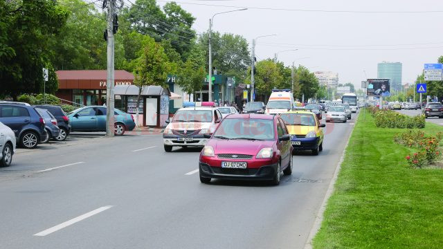 Pe bulevardul 1 Mai se întâmplă adesea accidente rutiere