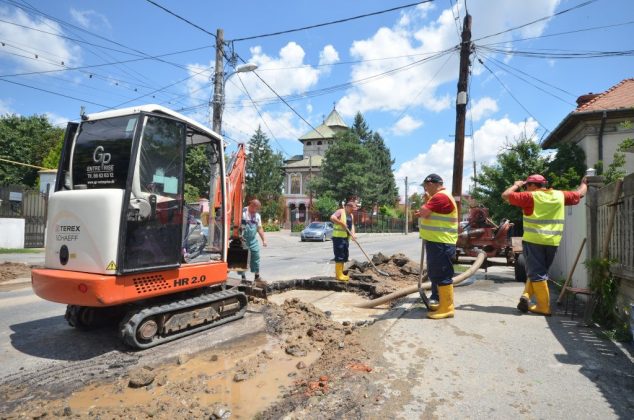 Avarie în centrul Craiovei