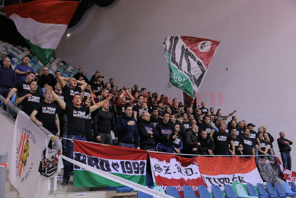 Suporterii echipei din Debrecen