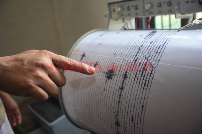 SEISMOGRAF-10910-1 Cutremur în această dimineață, în județul Buzău