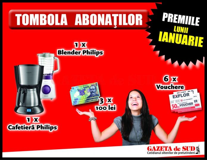 Tombola Abonatilor ianuarie 2018 17,46 x 13,5