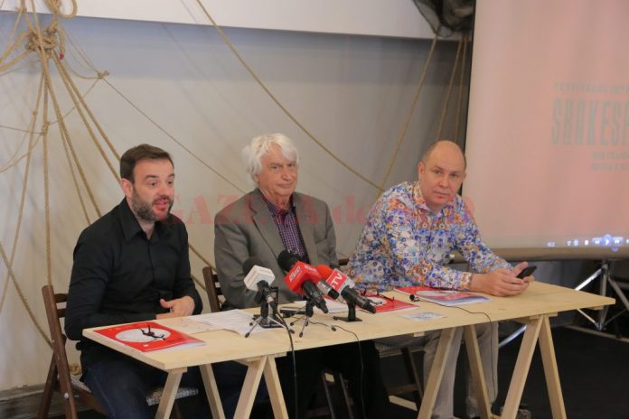 Vlad Drăgulescu, Emil Boroghină şi Alexandru Boureanu au anunţat programul Festivalului Internaţional Shakespeare