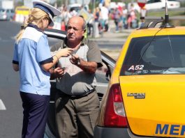 Taximetrist in Bucuresti (Foto Mediafax)