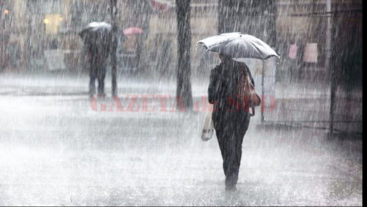 Administrația Națională de Meteorologie(ANM) a emis, astăzi, o atenţionare cod galben de ploi torenţiale.