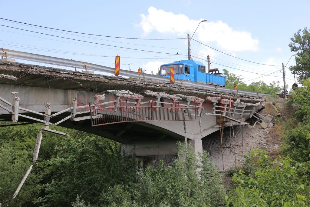 Podul de la Malu Mare va fi consolidat în acest an