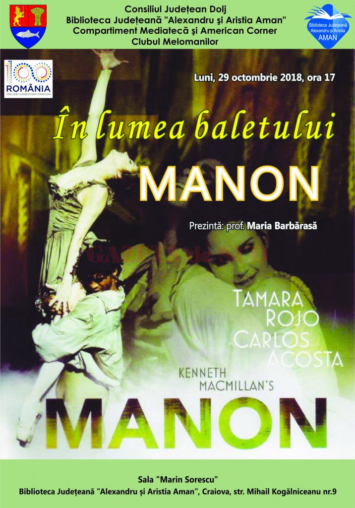 In lumea baletului-Manon
