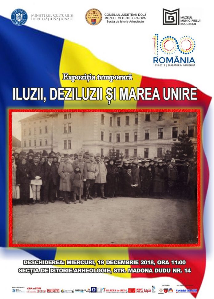 afis expo Iluzii, Deziluzii si Marea Unire
