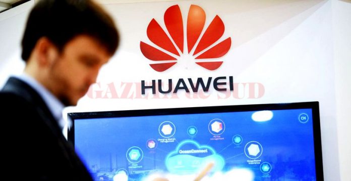 Huawei Mate X with folding screen. Huawei