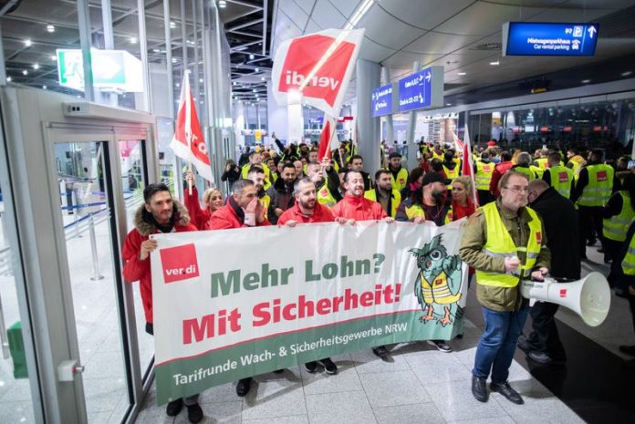 Warning strike at Düsseldorf airport